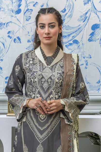 Rahat By Janan Digital Printed Lawn 3PC