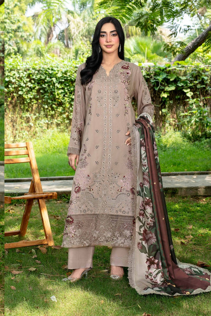 Falak By Feroza Luxury Embroidered Staple 3PC