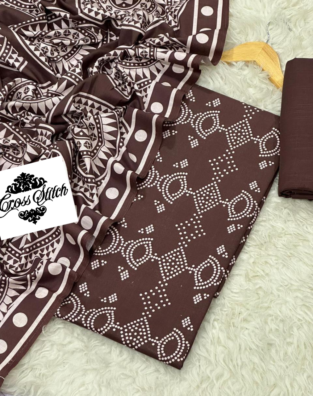 Cross Stitch Printed Khaddar 3PC