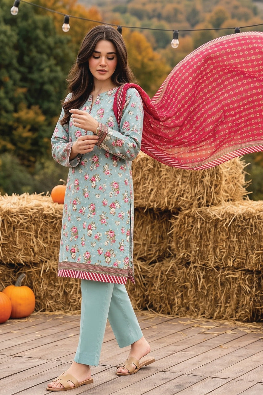 Salina By Regalia Digital Printed Khaddar 3PC