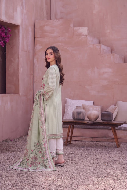 Nirvana By Shanaya Digital Printed Linen 3PC