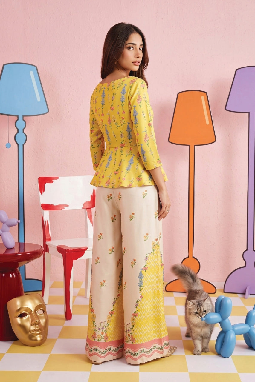 Zesh Printed Silk 2PC
