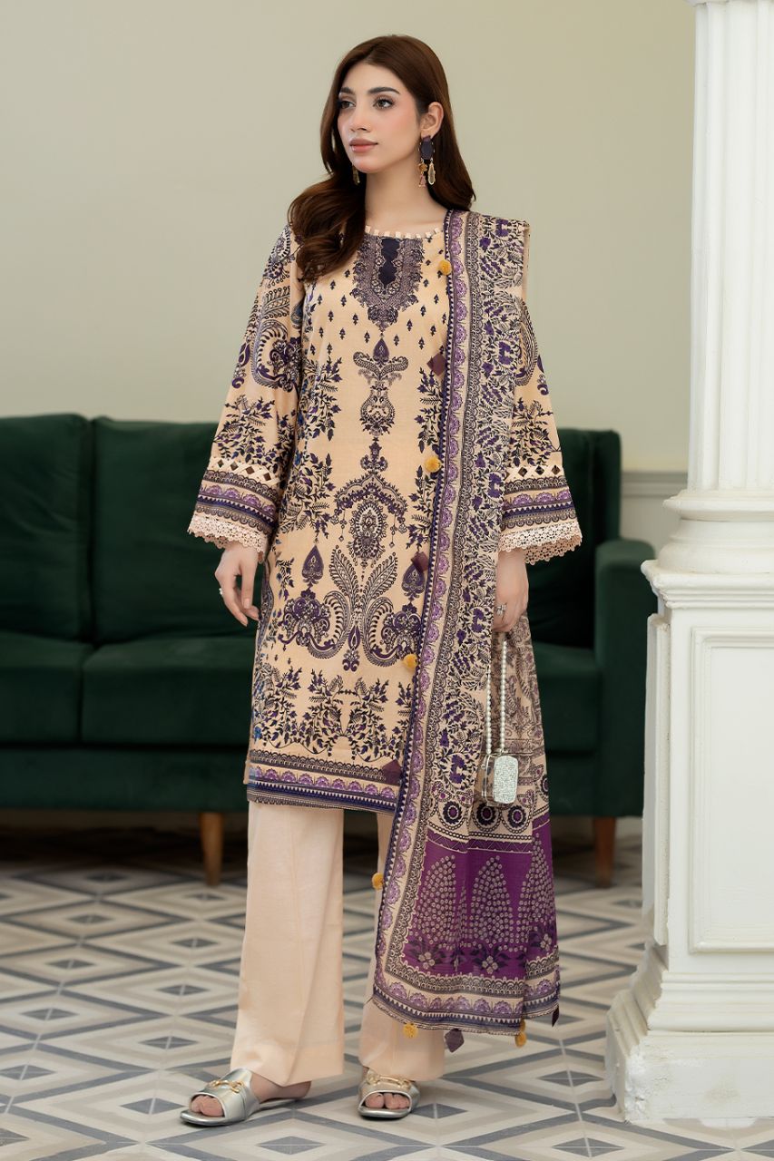 Tabasum By Paltar Premium Printed Lawn 3PC