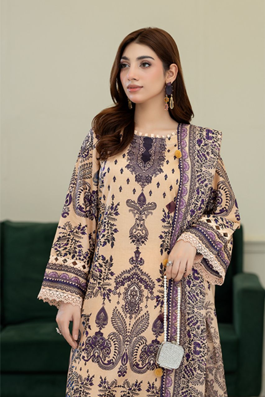 Tabasum By Paltar Premium Printed Lawn 3PC