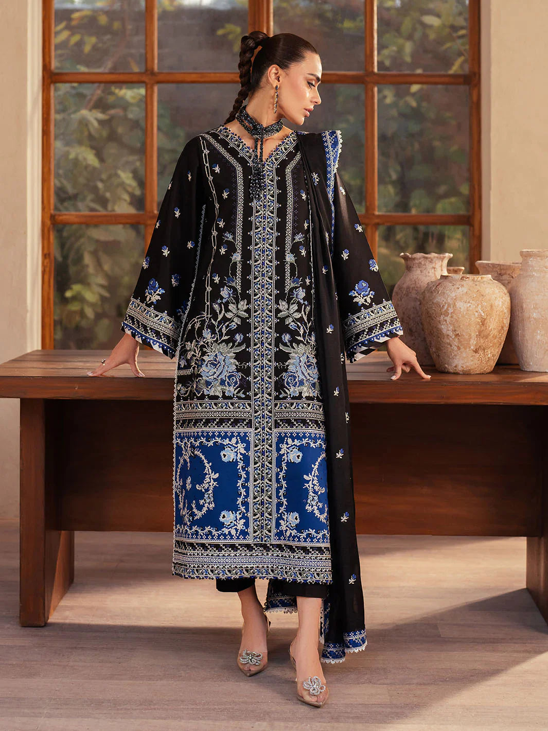 Mehroz | Bin ilyas Luxury Lawn | 3PC
