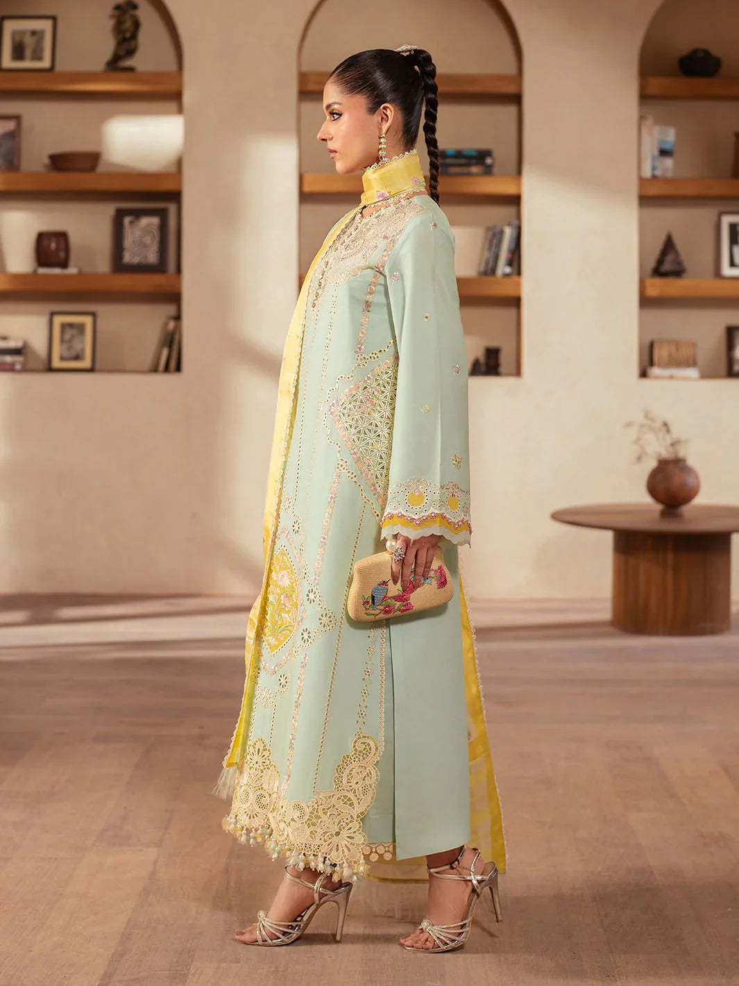 Mehroz | Bin ilyas Luxury Lawn | 3PC