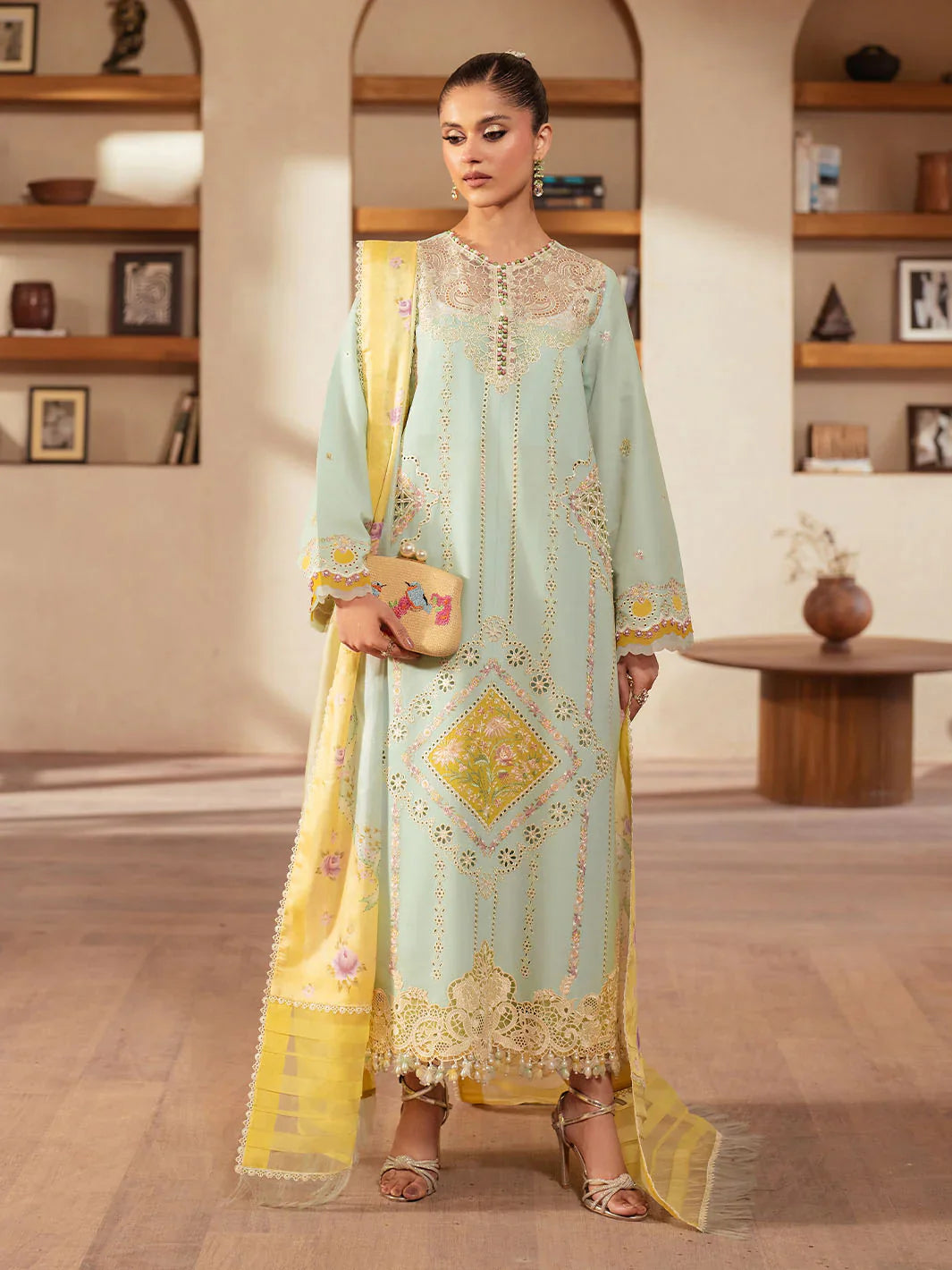 Mehroz | Bin ilyas Luxury Lawn | 3PC