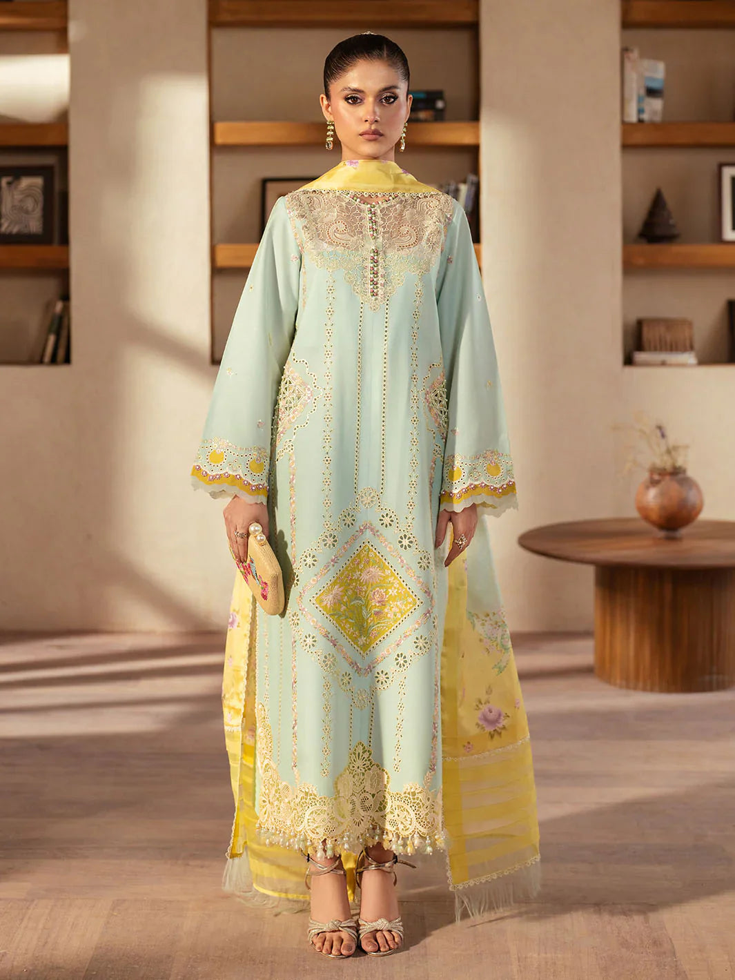 Mehroz | Bin ilyas Luxury Lawn | 3PC