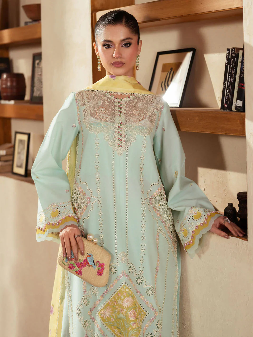 Mehroz | Bin ilyas Luxury Lawn | 3PC