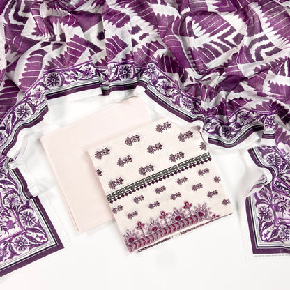 Mashaim Digital Printed Lawn 3PC