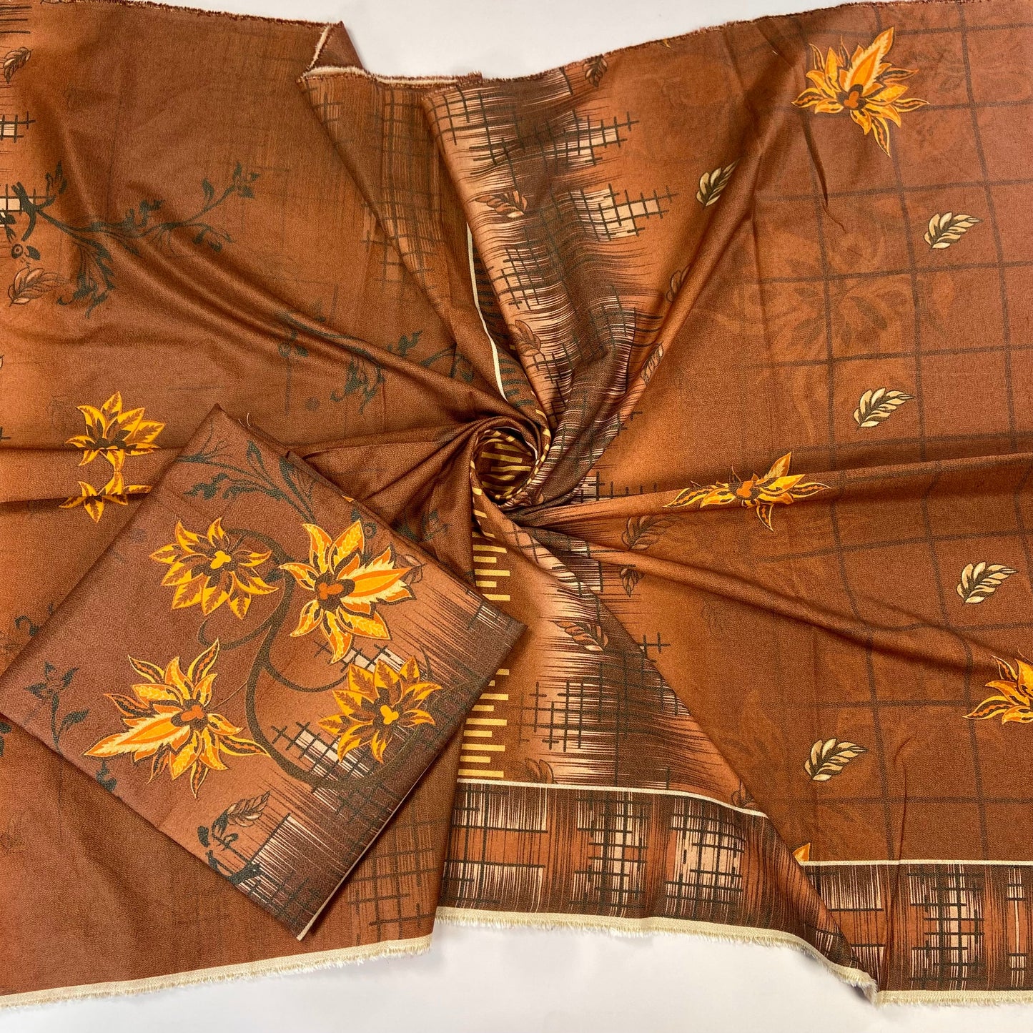 Digital Printed Wool Dhanak-Shirt