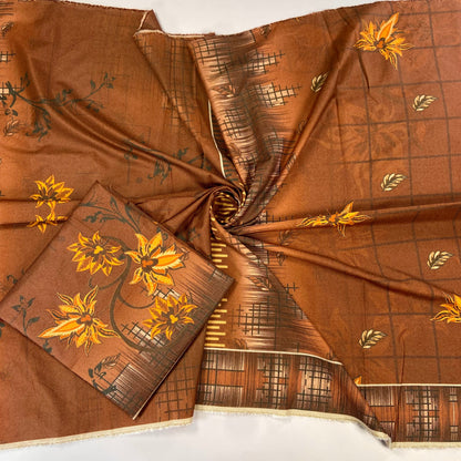 Digital Printed Wool Dhanak-Shirt