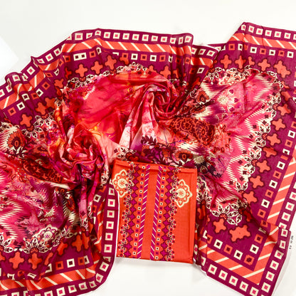 Edenrobe Digital Printed Lawn-2PC