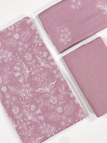 Bareeze Fully Emb Rice Karandi Lawn 2PC