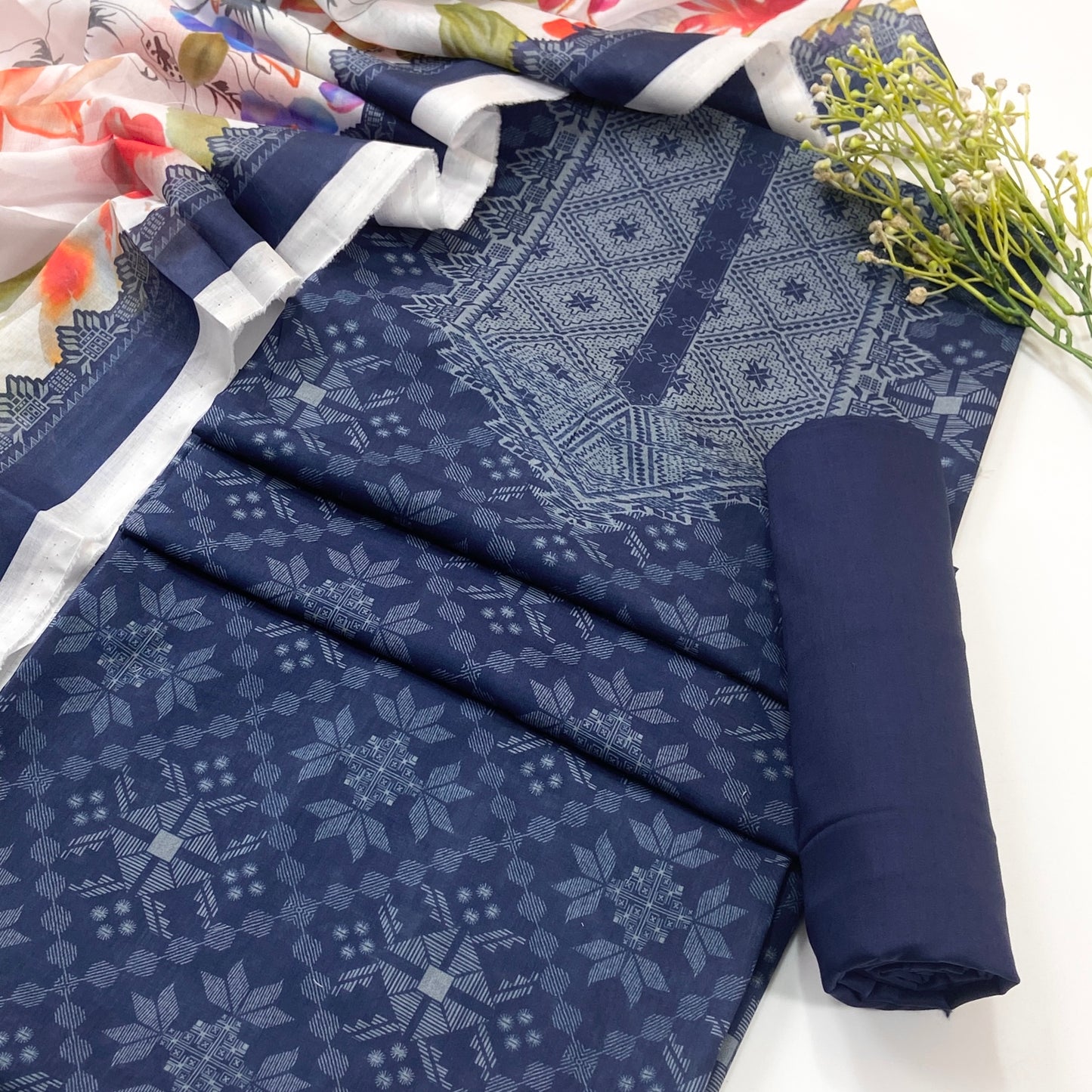 Beechtree Summer Digital Printed Lawn 3PC