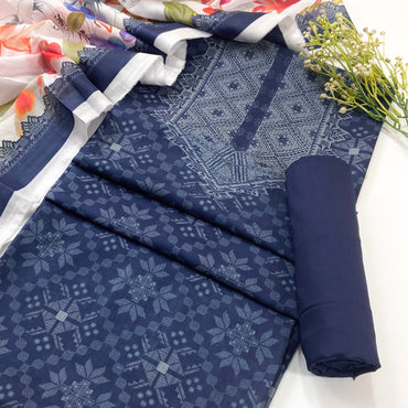 Beechtree Summer Digital Printed Lawn 3PC