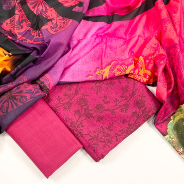 Popular Printed Khaddar 3PC