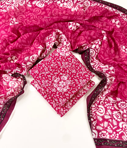 Bareeza Printed Khaddar 3PC