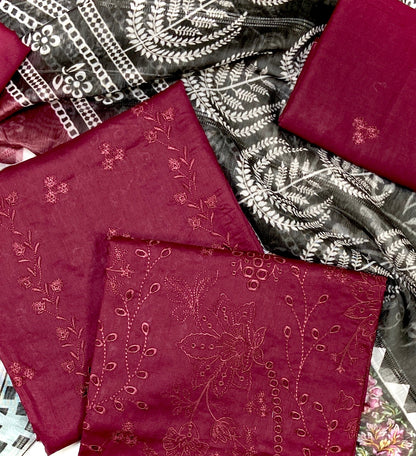 Chikenkari Anaya Noor Lawn 3-PC