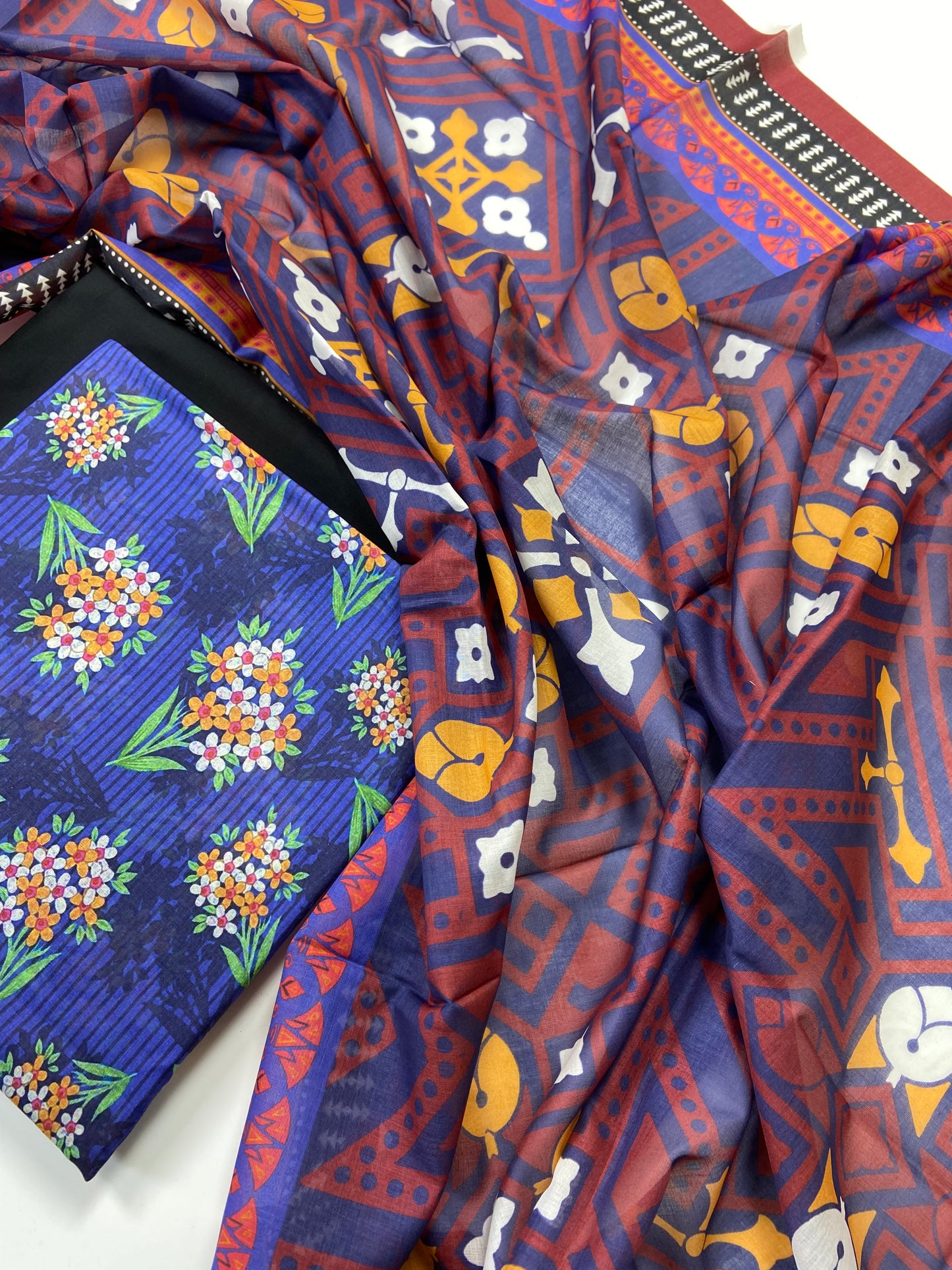 Popular Vol-02 Printed Lawn 3-PC