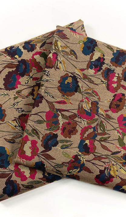 Anaya Noor Printed Dhanak Marina 2PC