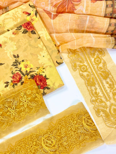 Baroque By Anaya Noor Embroidered 3PC