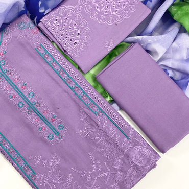 Mushq Luxury Emb Suit 3PC