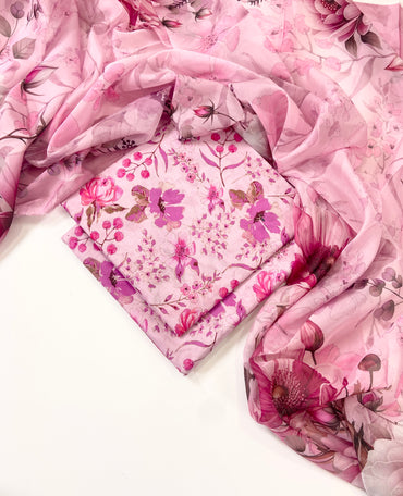Baroque Digital Printed Lawn 3PC