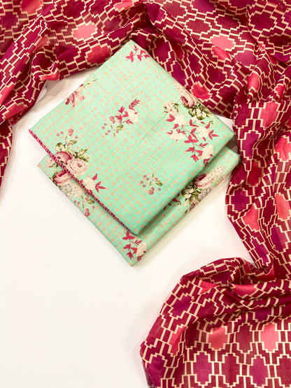 Bin Saeed Digital Printed Lawn 3PC