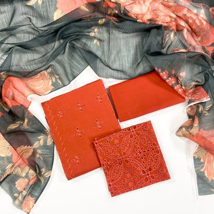 Iznik Embroidered Lawn 3PC