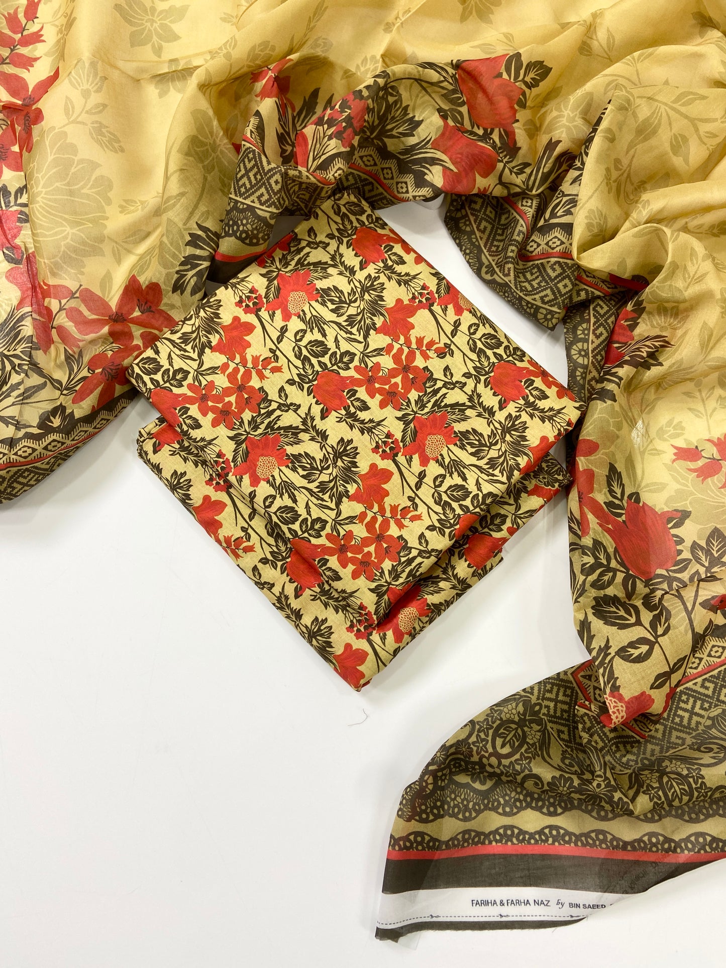 Bin Saeed Digital Printed Lawn 3PC
