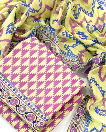 Bin Saeed Digital Printed Lawn 3PC