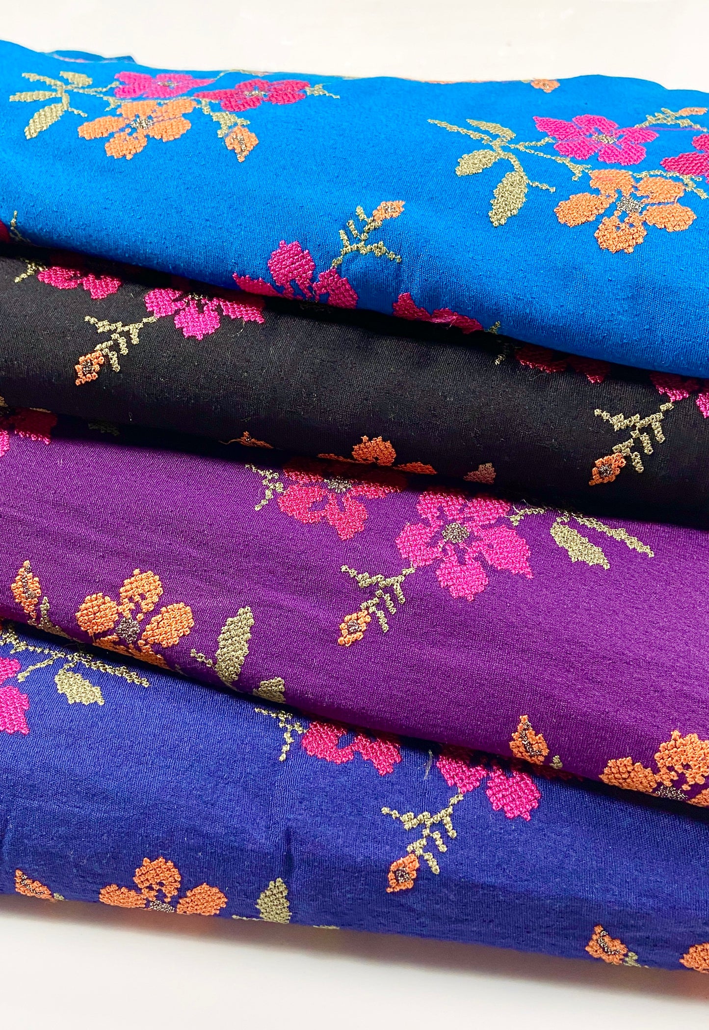 Pack of 4 – Bareeze Style Embroidered Karandi Fabric 2-PC