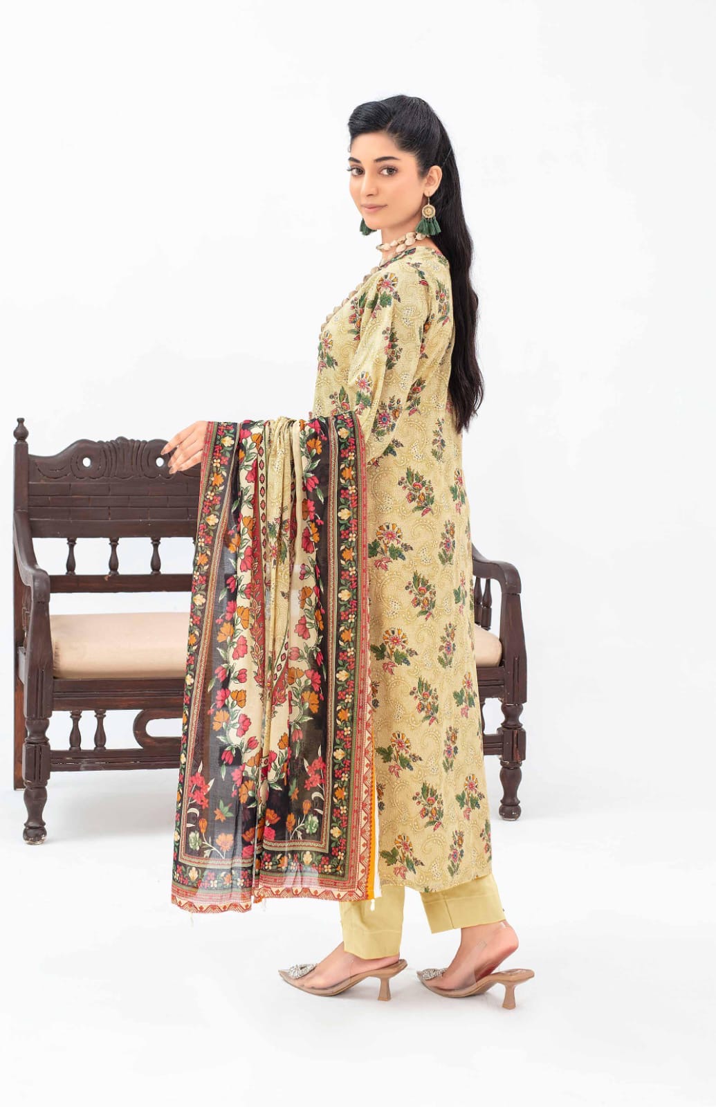 Mahi Digital Printed Lawn 3-PC