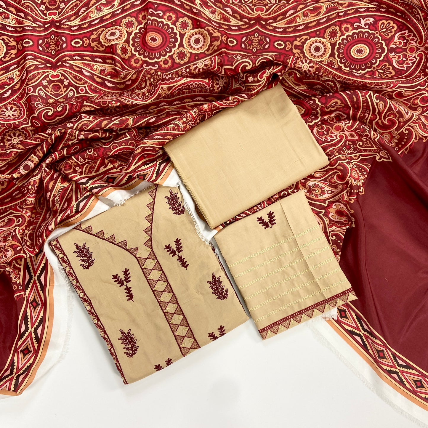 Sobia Nazir Luxury Emb Linen 3PC