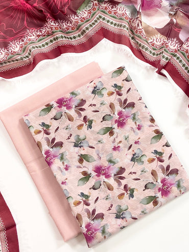 Bin Saeed Digital Printed Lawn 3PC
