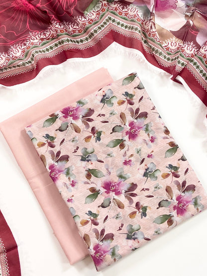 Bin Saeed Digital Printed Lawn 3PC