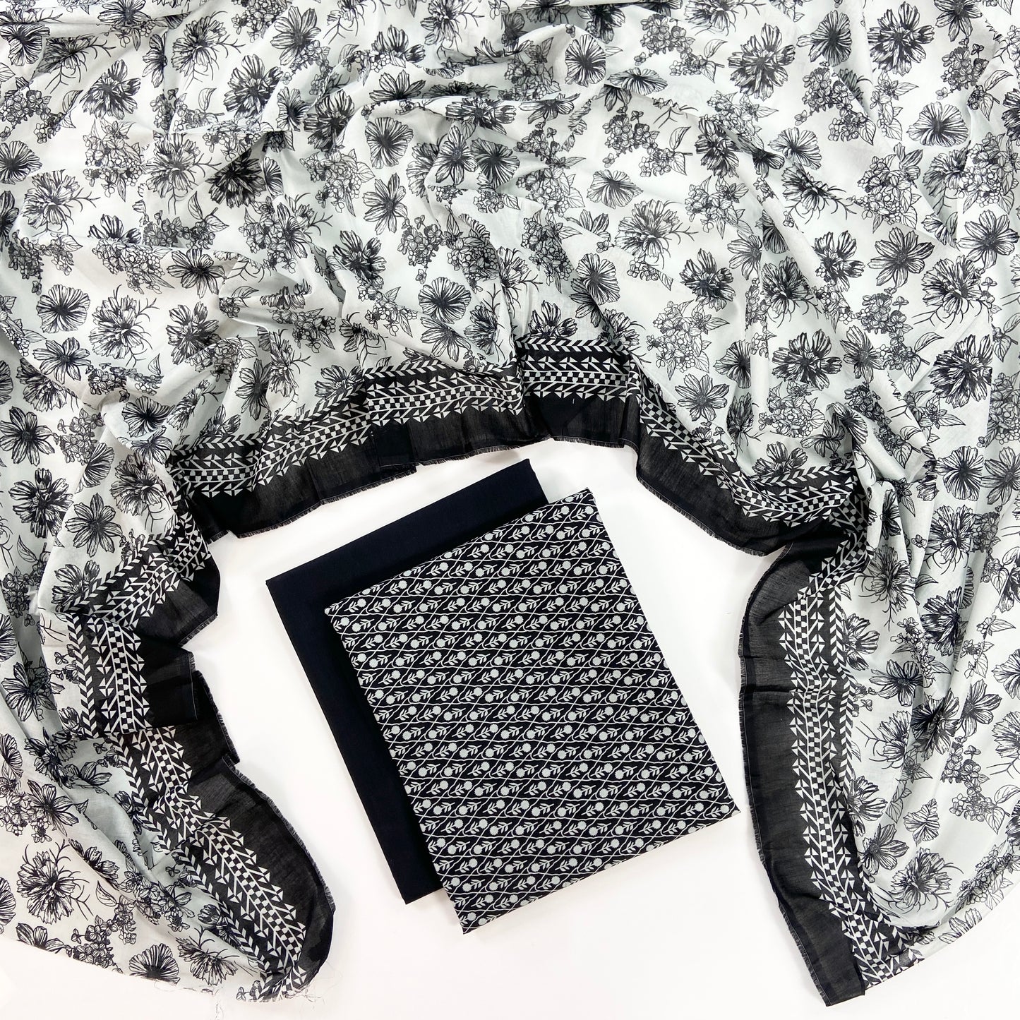 Regalia Black Series Digital Printed Lawn 3PC
