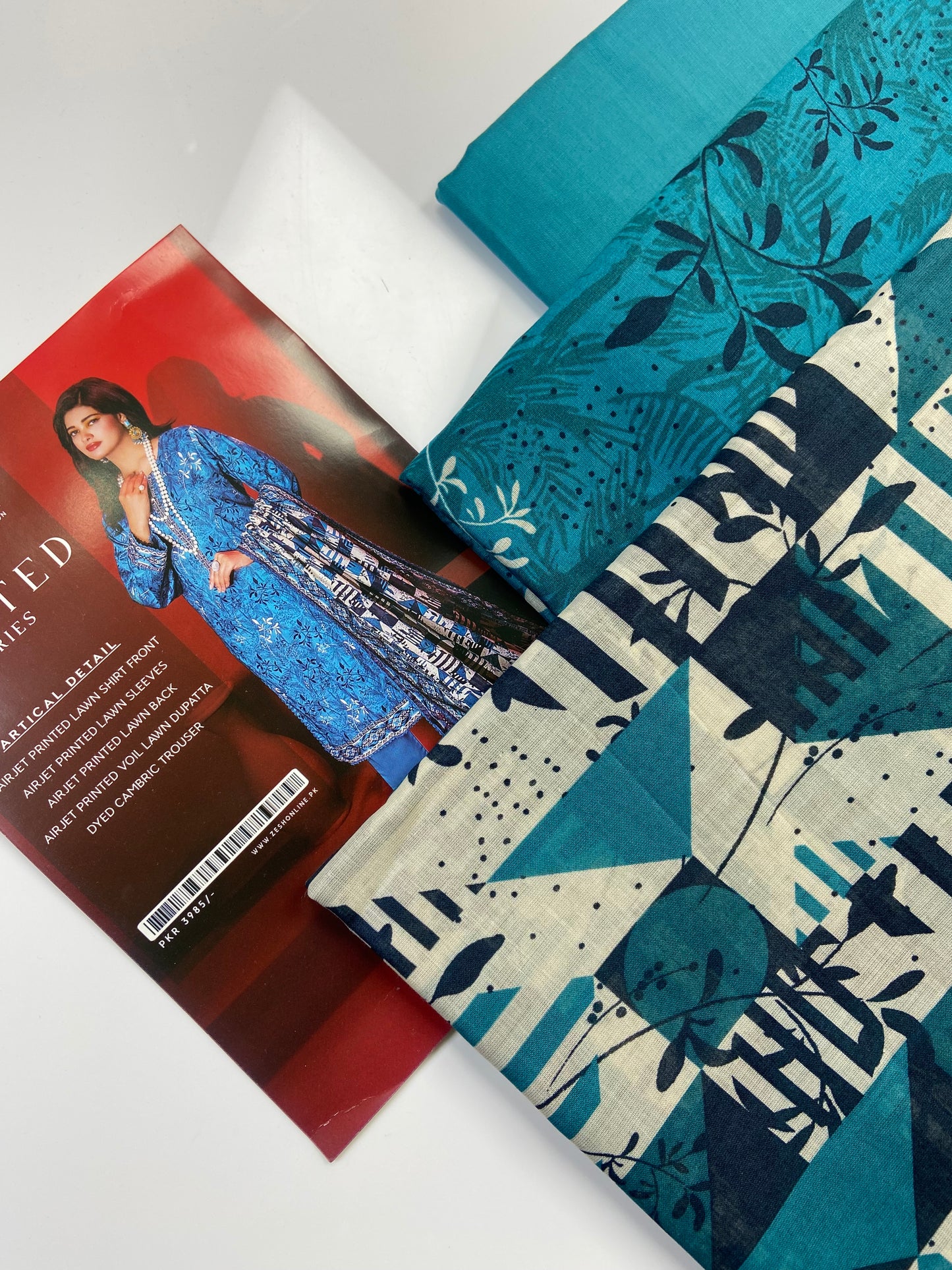 Zesh Airjet Printed Lawn 3-PC