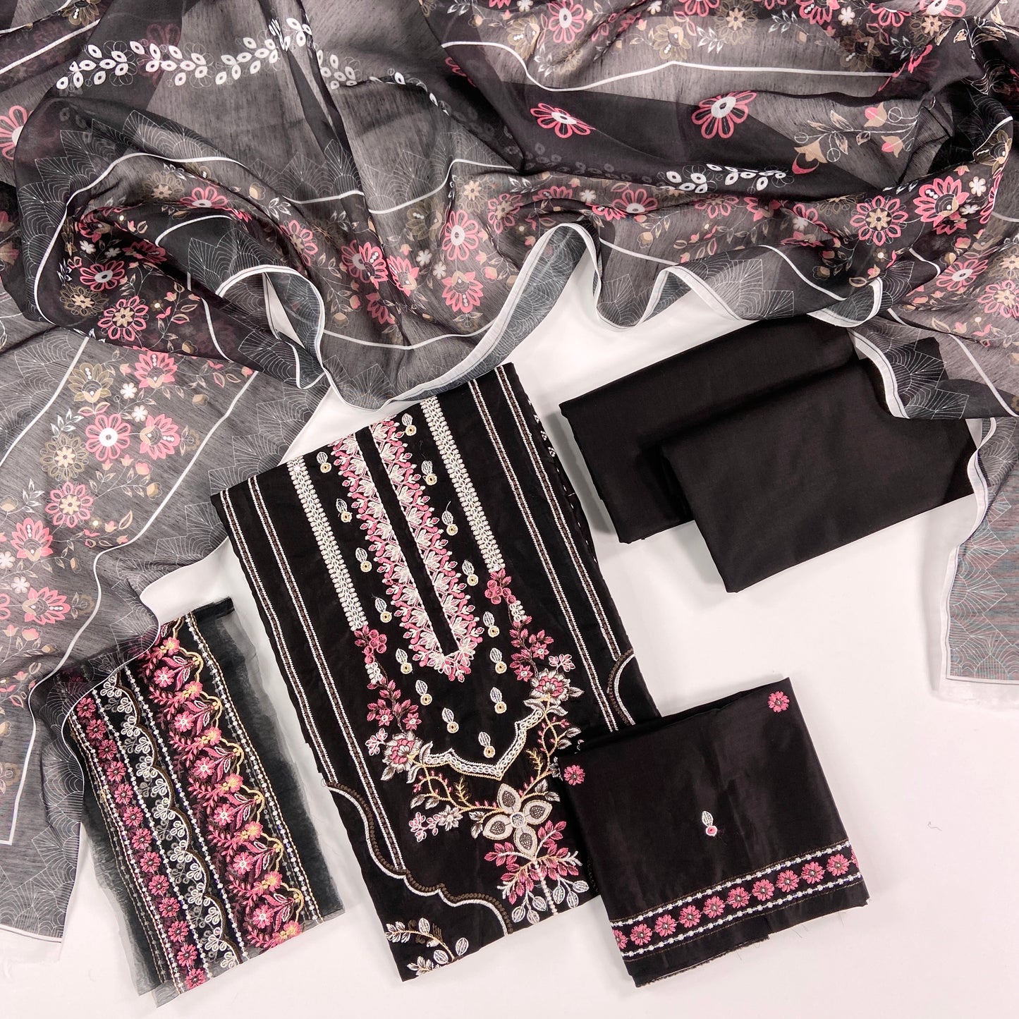 Sapphire Embroidered Lawn 3PC