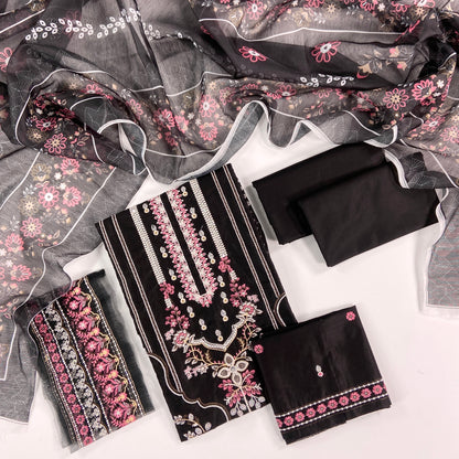 Sapphire Embroidered Lawn 3PC