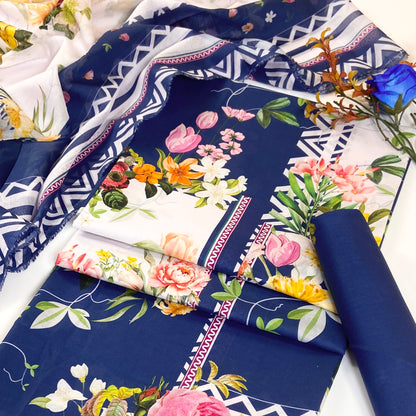 Elaf Premium Digital Printed Lawn 3PC
