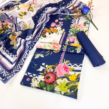Elaf Premium Digital Printed Lawn 3PC