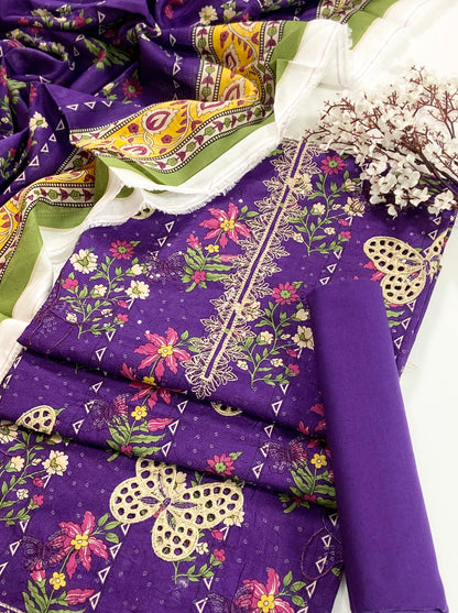 Maliha By Anaya Noor Emb Lawn 3PC