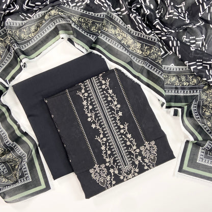 Mashaim Digital Printed Lawn 3PC