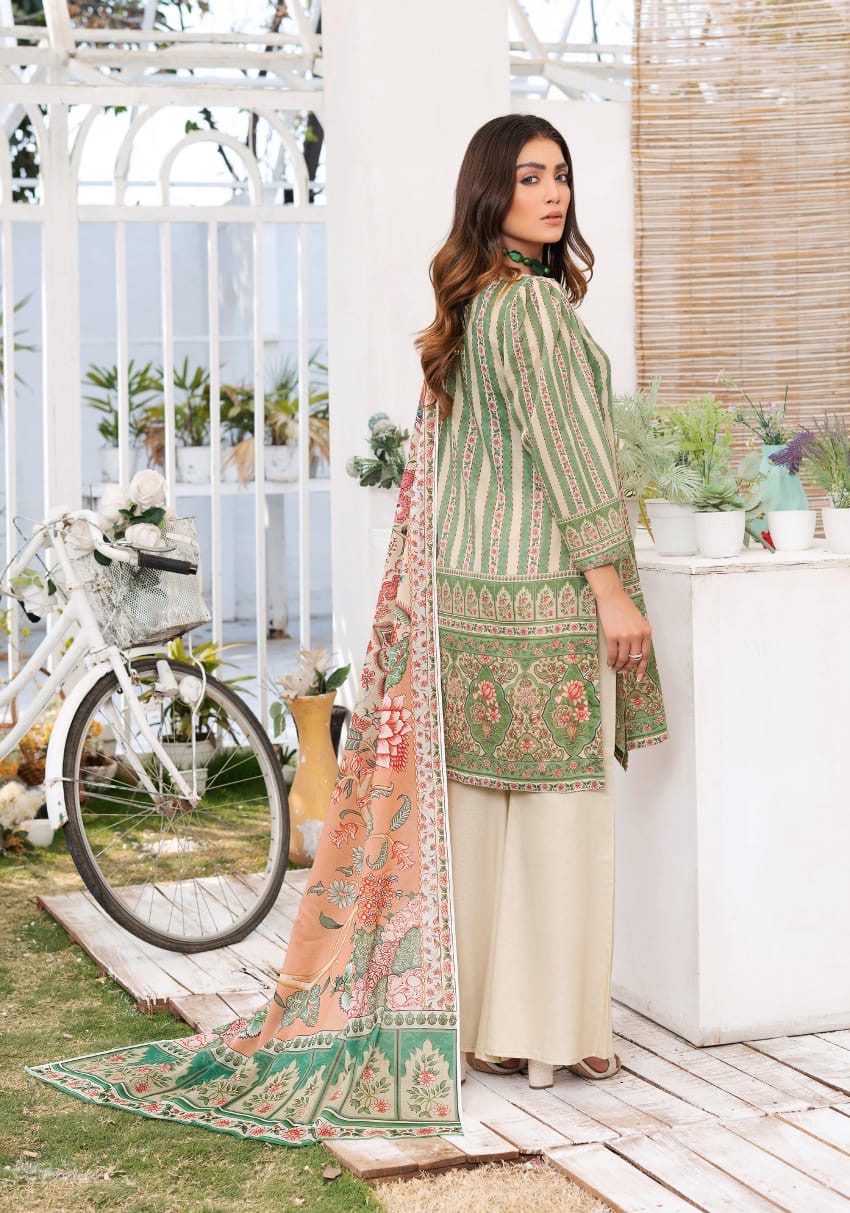 Safa Noor By Nigar Print Lawn 3-PC