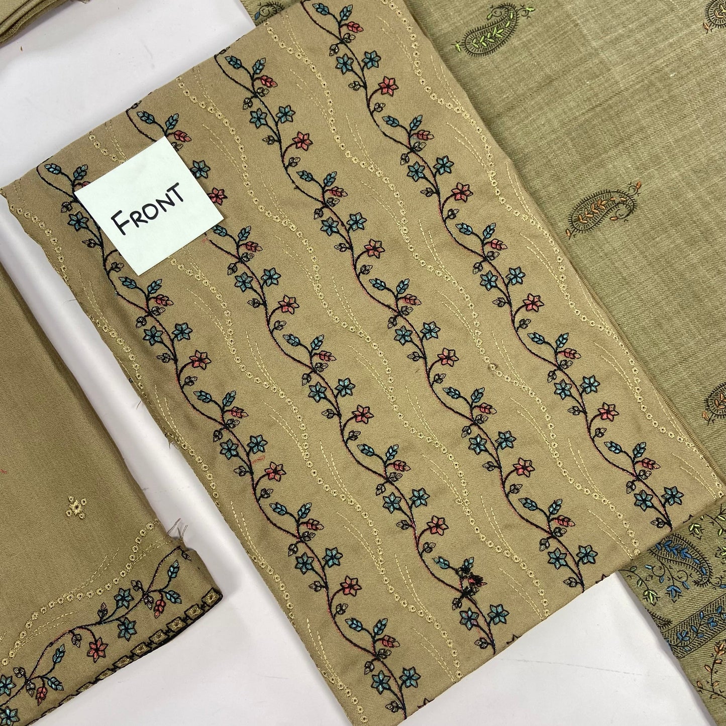 Sui Dhaga By Hajvery Embroidered Dhanak 3-PC