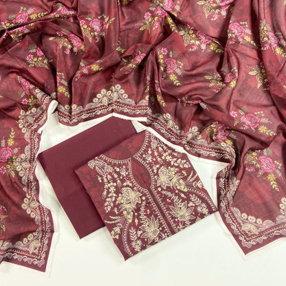 Mashaim Digital Printed Lawn 3PC