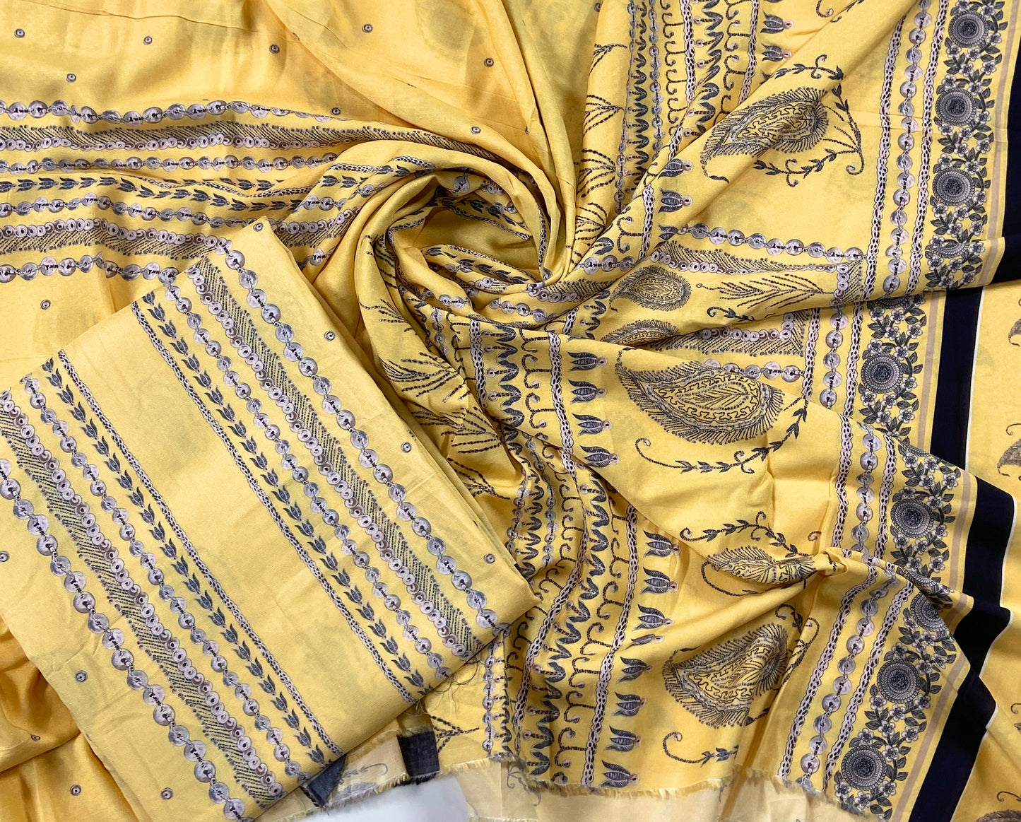 Nishat Digital Printed Linen Shirt-1PC