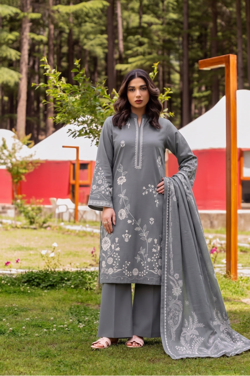 Zarish By Shanaya Digital Printed Karandi 3PC